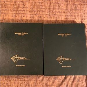 Storage album for coin collectors.